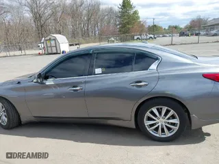 2016 Infiniti Q50 3.0t Premium with VIN JN1EV7AR7GM345514, listed as a IAAI auction lot 42064465 with 107,935 mi miles. Bid and sale history available at carsss.com. Image 14.