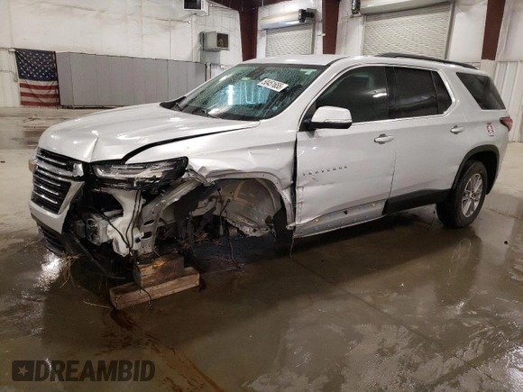 2022 Chevrolet Traverse LT Cloth with VIN 1GNEVGKW9NJ125282, listed as a Copart auction lot 50451655 with 97,290 mi miles and Salvage title. Bid and sale history available at DreamBid. Image 1.