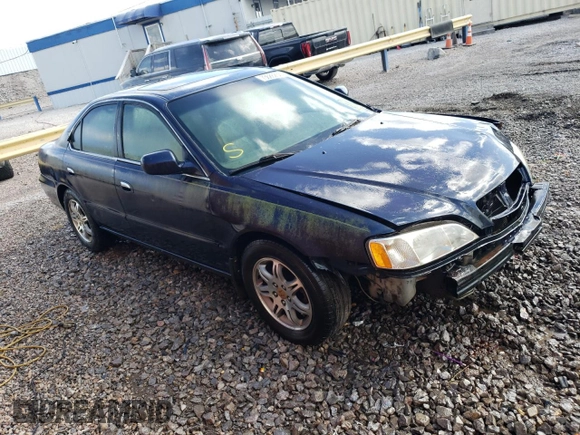 2000 Acura TL with VIN 19UUA5660YA005214, listed as a Copart auction lot 73686263 with 296,285 mi miles and Salvage Title. Bid and sale history available at carsss.com. Image 4.