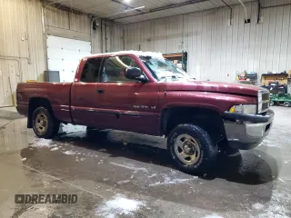 2001 Dodge 1500 with VIN 3B7HF13Y91G204298, listed as a Copart auction lot 46841055 with 156,996 mi miles and Salvage Title. Bid and sale history available at DreamBid. Image 4.