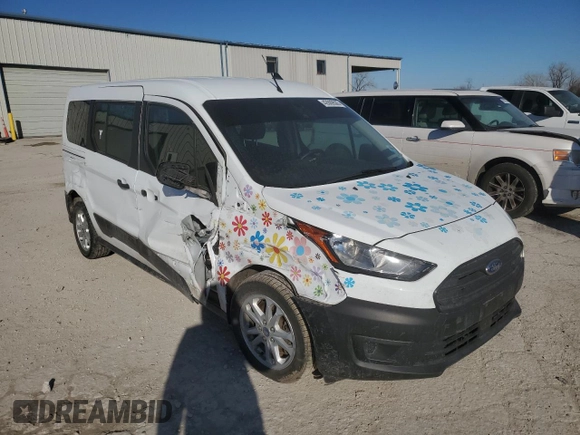 2022 Ford Transit Connect XL with VIN NM0GE9E24N1538522, listed as a Copart auction lot 51353895 with 65,514 mi miles and Salvage title. Bid and sale history available at DreamBid. Image 4.