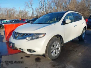 2012 Nissan Murano SL with VIN JN8AZ1MW9CW240149, listed as a IAAI auction lot 41791338 with 135,987 mi miles and . Bid and sale history available at DreamBid. Image 2.