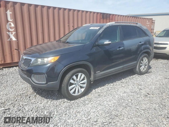 2011 Kia Sorento LX with VIN 5XYKTDA25BG086491, listed as a Copart auction lot 51582205 with 128,142 mi miles and Clean Title. Bid and sale history available at carsss.com. Image 1.