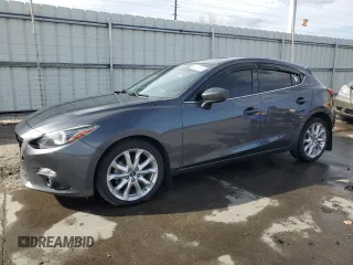 2015 Mazda 3 S Grand Touring with VIN JM1BM1M36F1275852, listed as a Copart auction lot 49838395 with 76,995 mi miles and Salvage title. Bid and sale history available at DreamBid. Image 1.