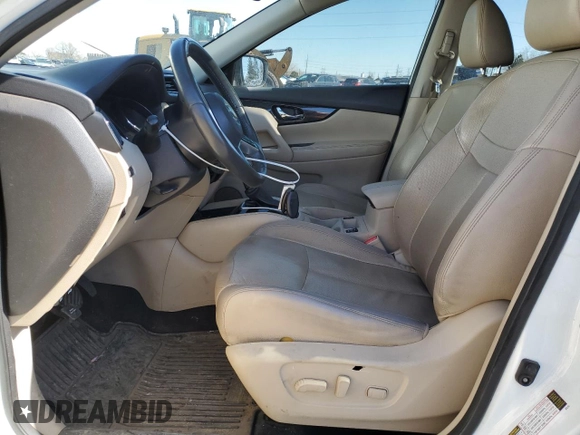2017 Nissan Rogue SL with VIN 5N1AT2MV2HC747036, listed as a Copart auction lot 47625465 with 112,231 mi miles and Salvage Title. Bid and sale history available at DreamBid. Image 7.