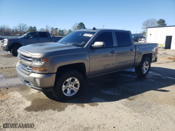 2017 Chevrolet Silverado 1500 LT with VIN 3GCUKREC4HG383645, listed as a Copart auction lot 86606794 with 0 mi miles and Salvage Title. Bid and sale history available at carsss.com. Image 1.