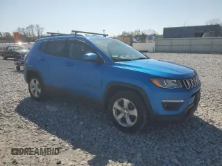 2017 Jeep Compass Latitude with VIN 3C4NJDBB6HT688786, listed as a Copart auction lot 52311265 with 89,282 mi miles and Salvage Title. Bid and sale history available at carsss.com. Image 4.