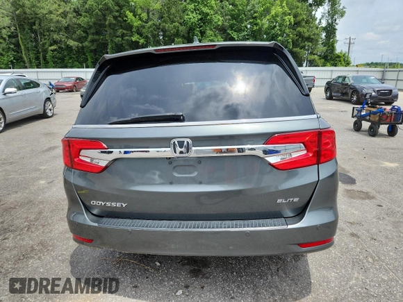 2019 Honda Odyssey Elite z VIN 5FNRL6H92KB026530, wystawiony jako Copart lot #58781465 z przebiegiem 105 878 mil mil oraz Szkoda całkowita • Salvage title. Historia ofert i sprzedaży dostępna na DreamBid. Obrazek 6.