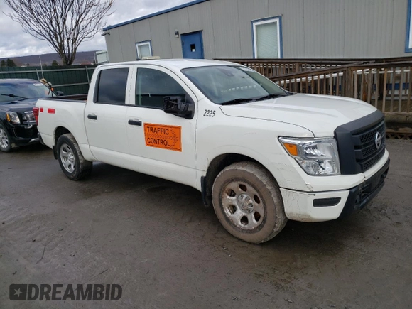2022 Nissan Titan S with VIN 1N6AA1EC1NN106975, listed as a Copart auction lot 86409054 with 97,950 mi miles and Clean title. Bid and sale history available at DreamBid. Image 4.