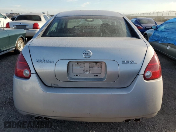 2004 Nissan Maxima SE with VIN 1N4BA41E64C837014, listed as a Copart auction lot 75065564 with 0 mi miles and Non Repairable. Bid and sale history available at carsss.com. Image 6.