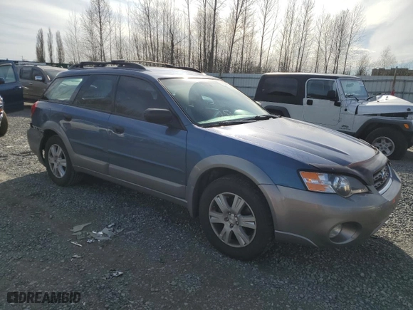 2005 Subaru Legacy Wagon (Natl) Outback with VIN 4S4BP61C257306837, listed as a Copart auction lot 50356255 with 188,254 mi miles and Salvage Title. Bid and sale history available at carsss.com. Image 4.
