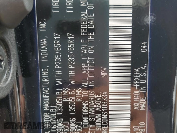 2022 Toyota Sienna LE z VIN 5TDKRKEC0NS109334, wystawiony jako Copart lot #51304205 z przebiegiem 177 758 mil mil oraz Szkoda całkowita • Salvage title. Historia ofert i sprzedaży dostępna na DreamBid. Obrazek 15.