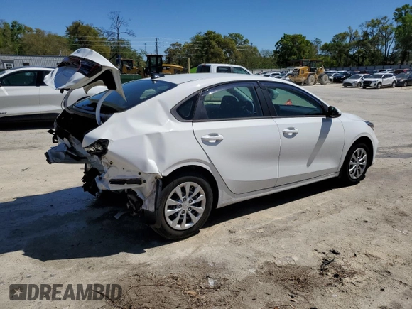 2022 Kia Forte LXS with VIN 3KPF24AD1NE497703, listed as a Copart auction lot 50164825 with 16,726 mi miles and Non Repairable. Bid and sale history available at carsss.com. Image 3.