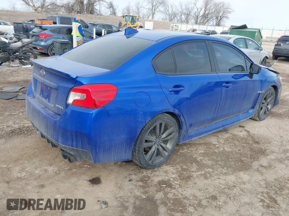 2016 Subaru WRX Premium with VIN JF1VA1E63G8831628, listed as a IAAI auction lot 41661025 with 92,193 mi miles. Bid and sale history available at carsss.com. Image 4.