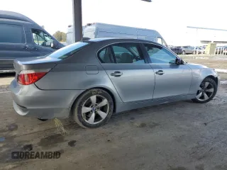 2004 BMW 5 Series 530i with VIN WBANA735X4B808964, listed as a Copart auction lot 49295755 with 143,316 mi miles and Salvage Title. Bid and sale history available at carsss.com. Image 3.