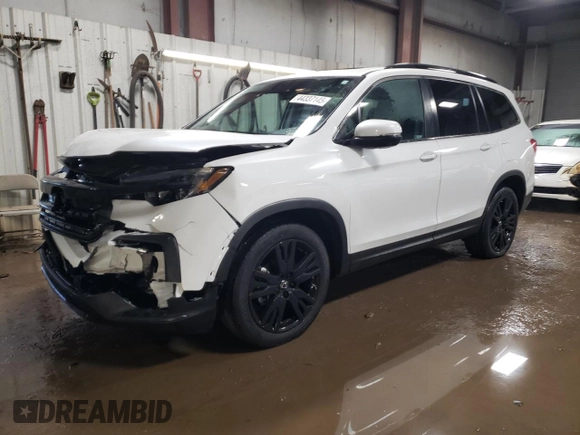 2022 Honda Pilot Special Edition with VIN 5FNYF5H20NB027812, listed as a Copart auction lot 44337145 with 25,705 mi miles and Salvage Title. Bid and sale history available at DreamBid. Image 1.