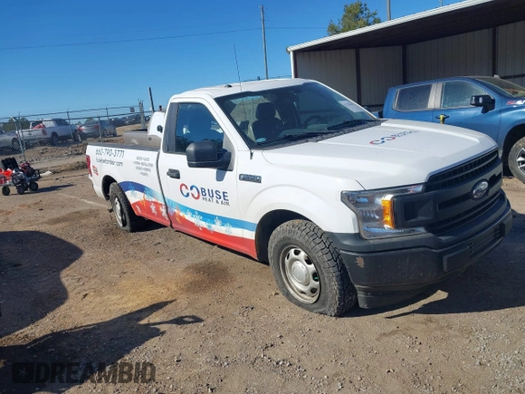 2018 Ford F-150 XL with VIN 1FTMF1C59JKF99158, listed as a IAAI auction lot 41356147 with 200,694 mi miles. Bid and sale history available at carsss.com. Image 1.