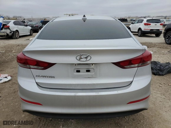 2018 Hyundai Elantra SEL with VIN 5NPD84LF4JH250301, listed as a Copart auction lot 85572814 with 87,890 mi miles and Salvage Title. Bid and sale history available at carsss.com. Image 6.