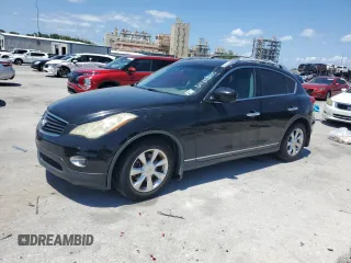 2009 Infiniti EX Journey with VIN JNKAJ09E59M900669, listed as a Copart auction lot 54713715 with 164,704 mi miles and Salvage Title. Bid and sale history available at carsss.com. Image 1.