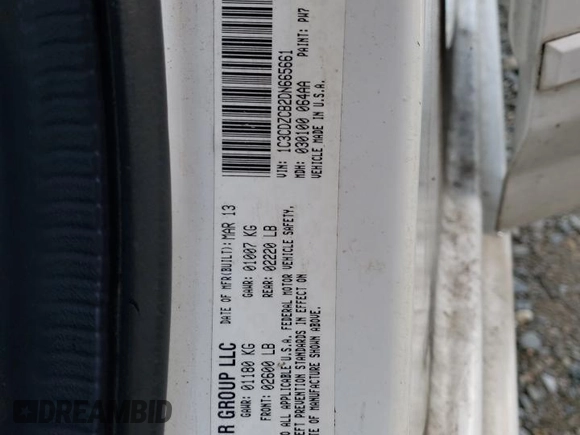 2013 Dodge Avenger SXT с VIN 1C3CDZCB2DN665661, выставлен на аукционе Copart как лот 49508425 с пробегом 193 696 миль миль и Списание • Salvage title. История ставок и продаж доступна на DreamBid. Изображение 12.