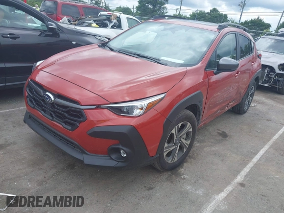 2024 Subaru Crosstrek Premium with VIN JF2GUADC0RH891856, listed as a IAAI auction lot 42385366 with 3,651 mi miles and . Bid and sale history available at DreamBid. Image 17.