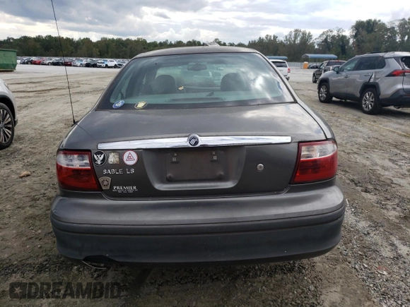 2004 Mercury Sable LS Premium with VIN 1MEHM55S74A622379, listed as a Copart auction lot 73611144 with 0 mi miles and Salvage Title. Bid and sale history available at carsss.com. Image 6.