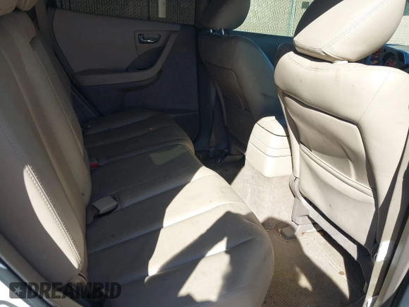 2007 Nissan Murano SL with VIN JN8AZ08WX7W602807, listed as a IAAI auction lot 41644942 with 240,236 mi miles and . Bid and sale history available at DreamBid. Image 8.