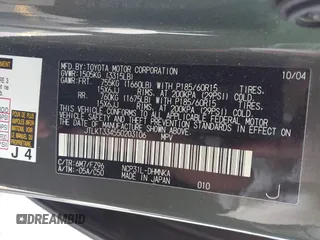 2005 Scion xB z VIN JTLKT334550203106, wystawiony jako IAAI lot #42281474 z przebiegiem 172 467 mil mil oraz . Historia ofert i sprzedaży dostępna na DreamBid. Obrazek 9.