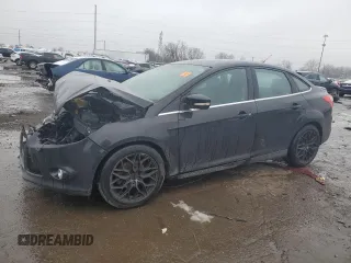 2014 Ford Focus Titanium with VIN 1FADP3J23EL206794, listed as a Copart auction lot 52623045 with 117,634 mi miles and Clean Title. Bid and sale history available at carsss.com. Image 1.