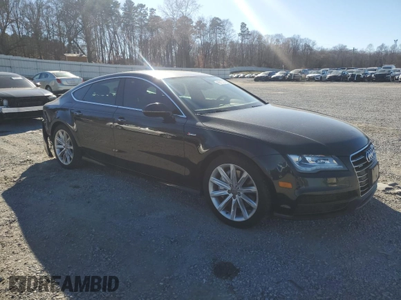 2013 Audi A7 Prestige with VIN WAU2GAFC6DN085069, listed as a Copart auction lot 46213525 with 115,365 mi miles and Salvage title. Bid and sale history available at DreamBid. Image 4.