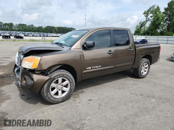2009 Nissan Titan SE with VIN 1N6BA07D99N302396, listed as a Copart auction lot 59413545 with 181,688 mi miles and Salvage title. Bid and sale history available at DreamBid. Image 1.