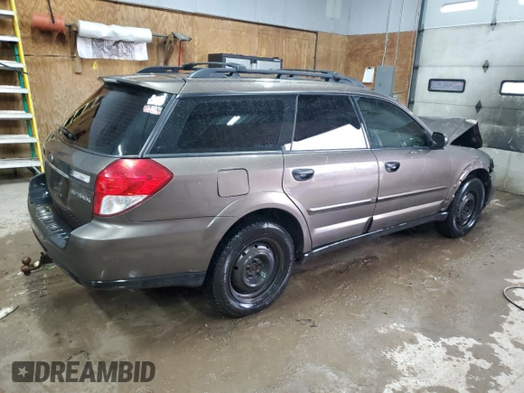 2009 Subaru Outback with VIN 4S4BP60C796338406, listed as a Copart auction lot 79134094 with 225,063 mi miles and Salvage Title. Bid and sale history available at carsss.com. Image 3.