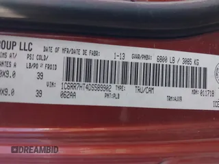 2013 Ram 1500 Sport с VIN 1C6RR7HT4DS589902, выставлен на аукционе IAAI как лот 41835863 с пробегом 150 407 миль миль и . История ставок и продаж доступна на DreamBid. Изображение 9.