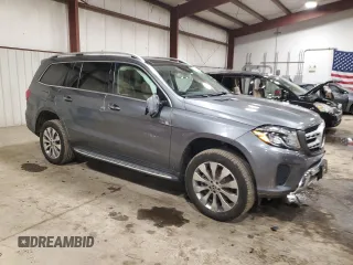 2018 Mercedes-Benz GLS with VIN 4JGDF6EE5JB075219, listed as a Copart auction lot 37605124 with 84,914 mi miles. Bid and sale history available at carsss.com. Image 4.