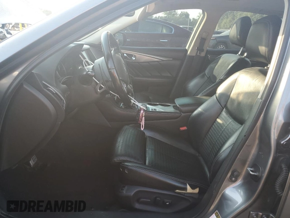 2015 Infiniti Q50 Sport with VIN JN1BV7AR2FM414563, listed as a Copart auction lot 62896535 with 133,924 mi miles and Salvage title. Bid and sale history available at DreamBid. Image 7.