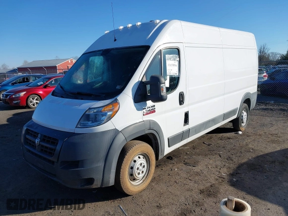 2015 Ram ProMaster Cargo with VIN 3C6TRVDG0FE501887, listed as a IAAI auction lot 41655896 with 121,574 mi miles and . Bid and sale history available at carsss.com. Image 2.