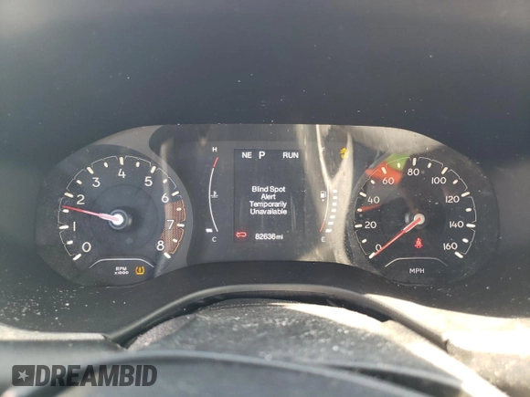 2022 Jeep Compass Latitude with VIN 3C4NJCBB2NT119391, listed as a Copart auction lot 46144465 with 82,636 mi miles and Salvage Title. Bid and sale history available at carsss.com. Image 9.