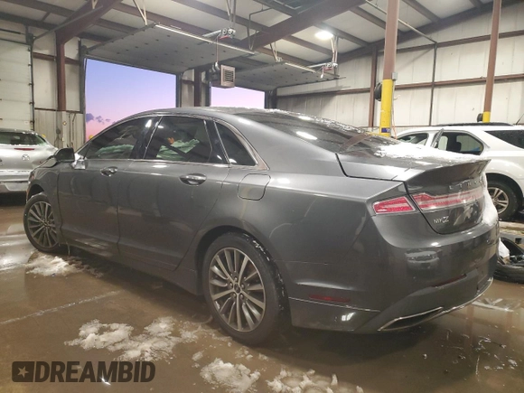 2017 Lincoln MKZ Select с VIN 3LN6L5DC1HR614453, выставлен на аукционе Copart как лот 85330524 с пробегом Не указан миль и Списание • Salvage title. История ставок и продаж доступна на DreamBid. Изображение 2.