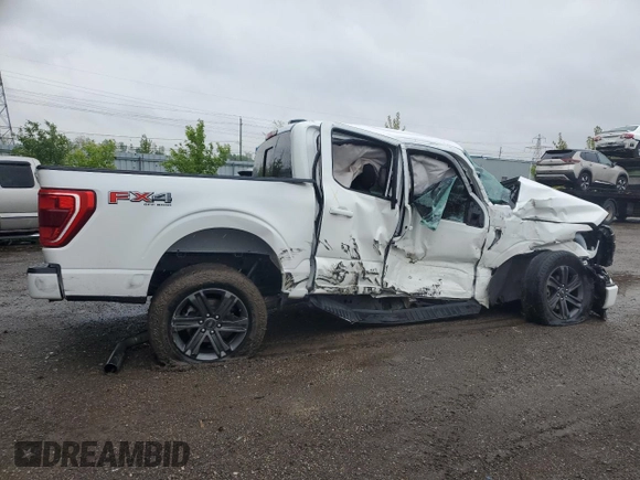 2021 Ford F-150 XL with VIN 1FTEW1EP1MFA64051, listed as a Copart auction lot 57483575 with Not provided miles and Non repairable. Bid and sale history available at DreamBid. Image 3.