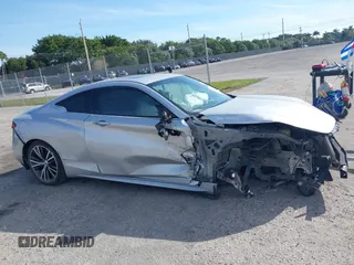 2018 Infiniti Q60 Luxe with VIN JN1CV7EK9JM200275, listed as a IAAI auction lot 41269284 with 72,673 mi miles and . Bid and sale history available at carsss.com. Image 14.