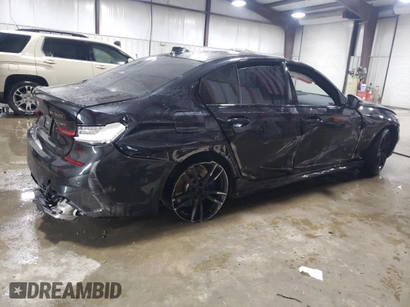 2022 BMW 3 Series M340i xDrive with VIN 3MW5U9J00N8C32315, listed as a Copart auction lot 72268484 with 37,081 mi miles and Salvage Title. Bid and sale history available at carsss.com. Image 3.