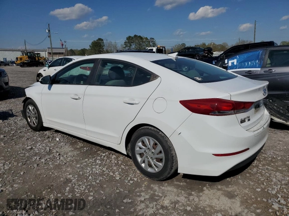 2017 Hyundai Elantra SE with VIN 5NPD74LF9HH037275, listed as a Copart auction lot 50552095 with 239,520 mi miles and Salvage title. Bid and sale history available at DreamBid. Image 2.