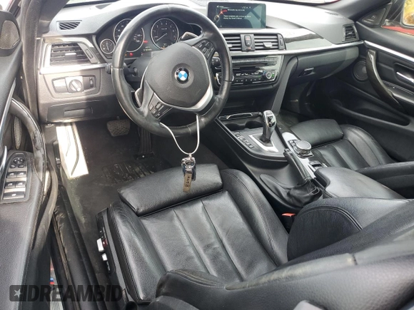 2016 BMW 4 Series 435i with VIN WBA3T3C5XG5A41617, listed as a Copart auction lot 82854044 with 93,213 mi miles and Salvage title. Bid and sale history available at DreamBid. Image 8.