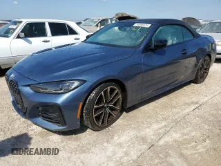 2023 BMW 4 Series 430i with VIN WBA23AT01PCL43892, listed as a Copart auction lot 74666634 with 16,544 mi miles and Non Repairable. Bid and sale history available at carsss.com. Image 1.