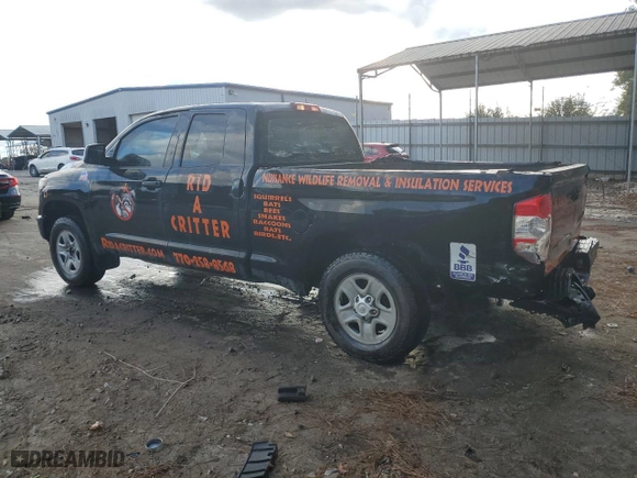 2018 Toyota Tundra 2WD SR with VIN 5TFRY5F17JX231385, listed as a Copart auction lot 81738214 with 291,340 mi miles and Salvage Title. Bid and sale history available at carsss.com. Image 2.