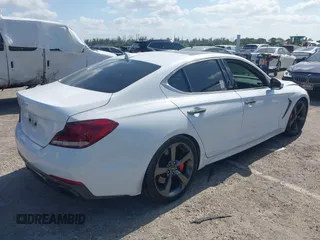 2019 Genesis G70 Advanced with VIN KMTG34LE0KU034232, listed as a IAAI auction lot 42113393 with 47,360 mi miles and . Bid and sale history available at DreamBid. Image 4.