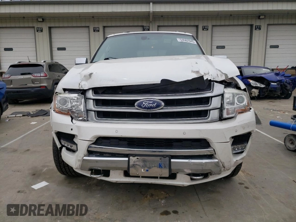 2017 Ford Expedition Platinum with VIN 1FMJU1MT9HEA80055, listed as a Copart auction lot 53562945 with 117,782 mi miles and Salvage title. Bid and sale history available at DreamBid. Image 5.