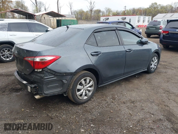 2015 Toyota Corolla L with VIN 2T1BURHE2FC349953, listed as a IAAI auction lot 42001672 with 104,776 mi miles and . Bid and sale history available at DreamBid. Image 4.