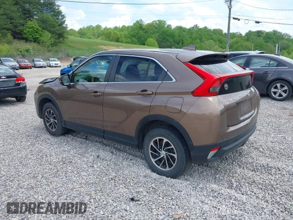 2020 Mitsubishi Eclipse Cross ES with VIN JA4AT3AA6LZ005735, listed as a IAAI auction lot 42154097 with 88,903 mi miles and . Bid and sale history available at DreamBid. Image 3.