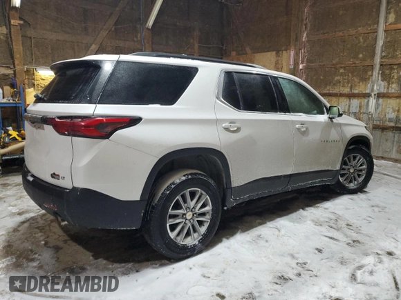 2022 Chevrolet Traverse LT Cloth with VIN 1GNEVGKWXNJ108717, listed as a Copart auction lot 44271965 with 75,959 mi miles and Salvage title. Bid and sale history available at DreamBid. Image 3.